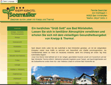 Tablet Screenshot of kurhotel-seemueller.de